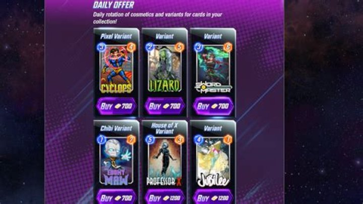 All Variants in Marvel Snap explained