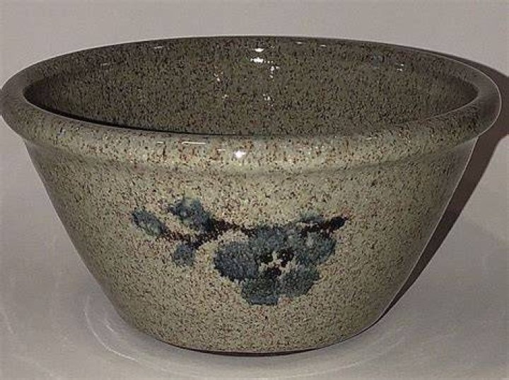 Almquist Old Time Pottery Winthrop, WA Hand Thrown Bowl Spring Blossom