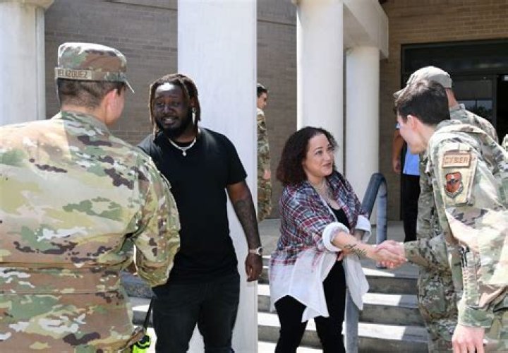 American rapper visits Keesler > Air Education and Training Command