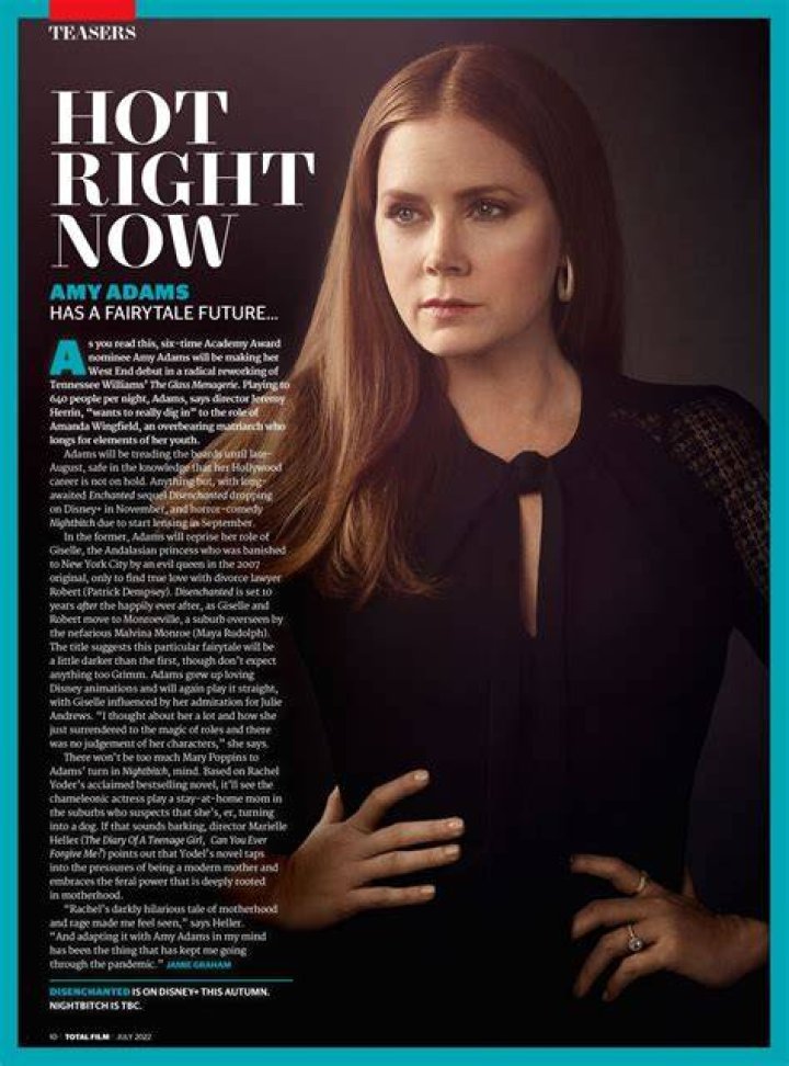 Amy Adams Total Film July 2022 Issue &bull; CelebMafia