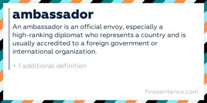 an Ambassador