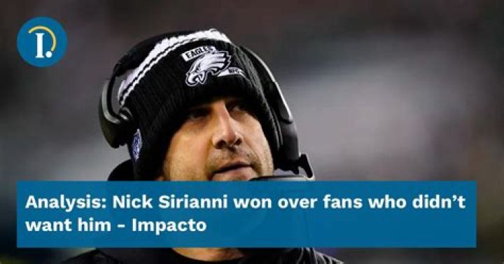 Analysis Nick Sirianni won over fans who didn&rsquo;t want him WITF
