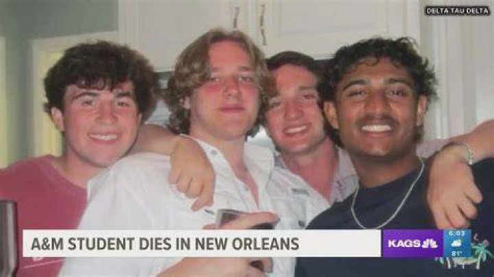 Andrew Henges, Texas A&M student died in New Orleans after falling off