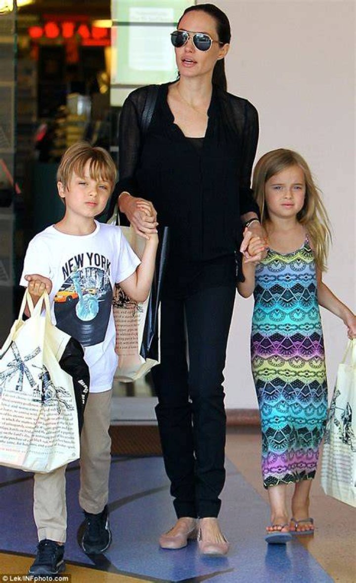 Angelina Jolie treats twins Knox and Vivienne to LA shopping trip