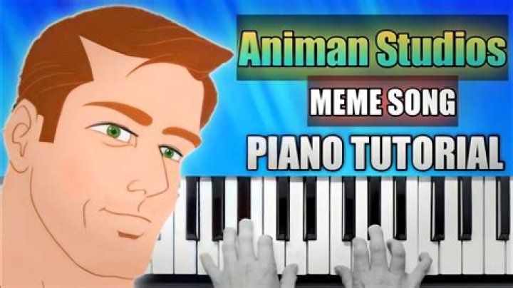 Animan Studios Meme Song (Piano Tutorial Lesson) YouTube
