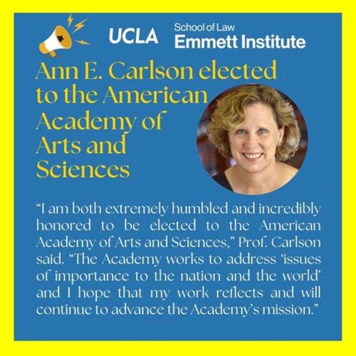 Ann Carlson &mdash; Institute of the Environment and Sustainability at UCLA