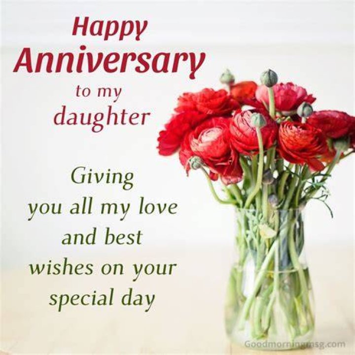 Anniversary Wishes For Daughter Wishes, Greetings, Pictures Wish Guy
