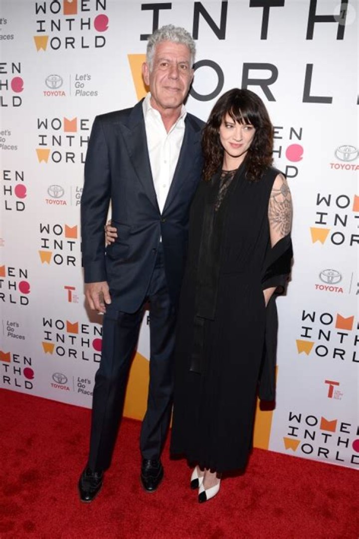 Anthony Bourdain et Asia Argento aux Emmy Awards &agrave; Los Angeles, le 9