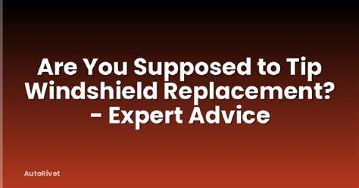 Are You Supposed To Tip Oil Change?
