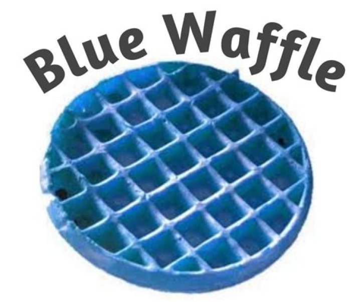 Arriba 90+ Foto Waffle Azul Enfermedad De Las Mujeres El &uacute;ltimo