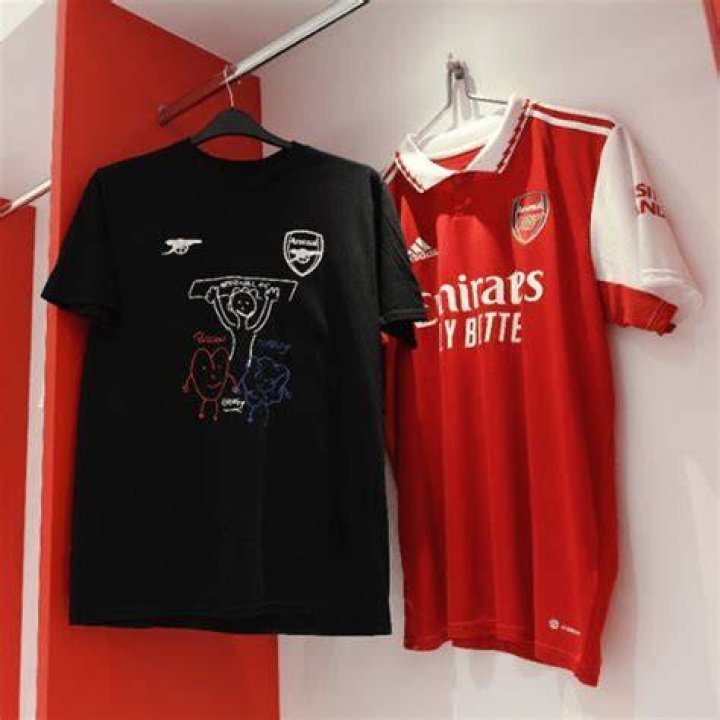 Arsenal release tshirts created by Mikel Arteta inspired by Tottenham