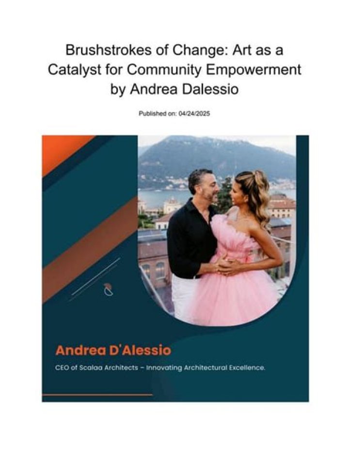 Art As A Catalyst For Community And Change
