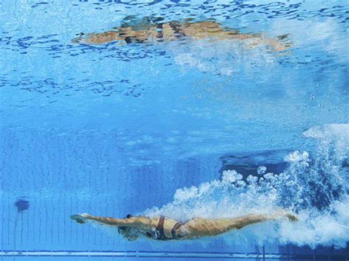 Artistic swimming Anita Alvarez finds the Budapest swimming pool, not