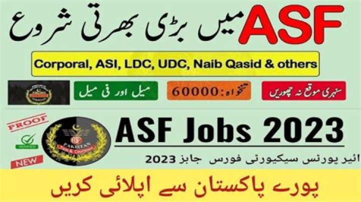 ASF Jobs 2023 Online Apply Last Date http//