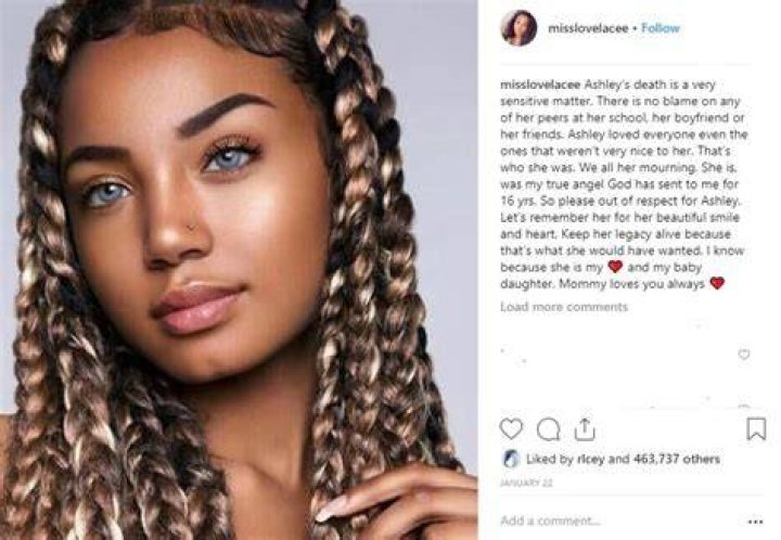 Ashley Lovelace Bio, Facts, Family Life, Death