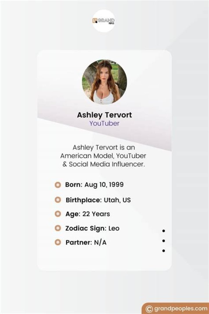 Ashley Tervort Age, Biography & Net Worth &raquo; How She Rose to Fame