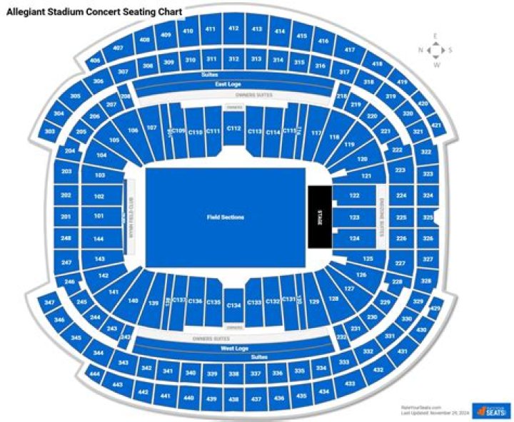 AT&T Stadium Concert Seating Chart