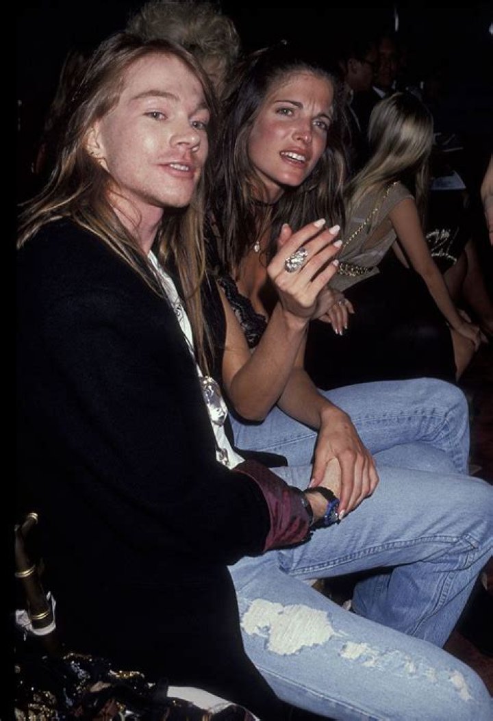 Axl Rose and his girlfriend Stephanie Seymour Axl rose girlfriend
