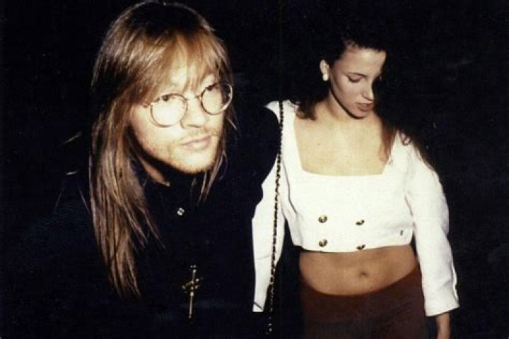 Axl Rose, Erin Everly y ni&ntilde;os Banda de m&uacute;sica, Axl rose, Rockera