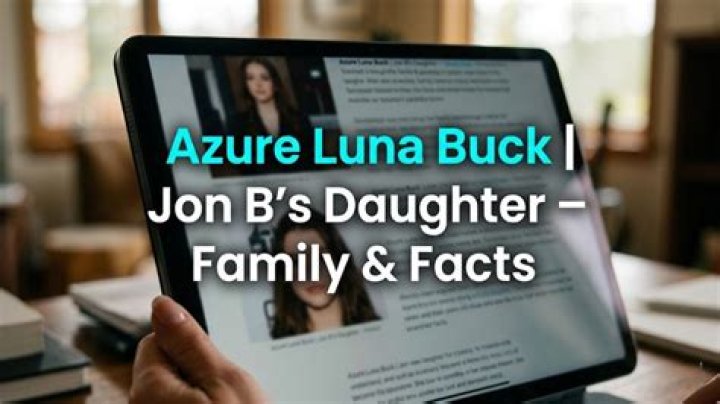 Azure Luna Buck Biography Mystery About R&B singer Jon B's Daughter