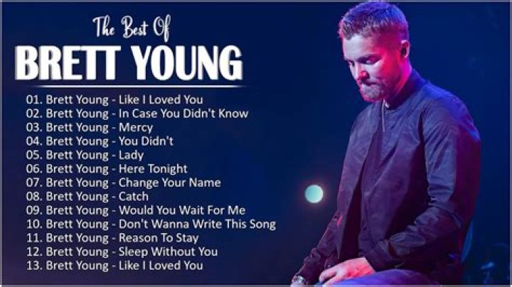 B r e t t Y o u n g Greatest Hits Full Album – Country Songs Playlist 2023 Country Music - country music country playlist names