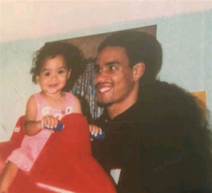 Baby Kehlani and her Dad throwback Cute Mixed Babies, Cute Babies, Old