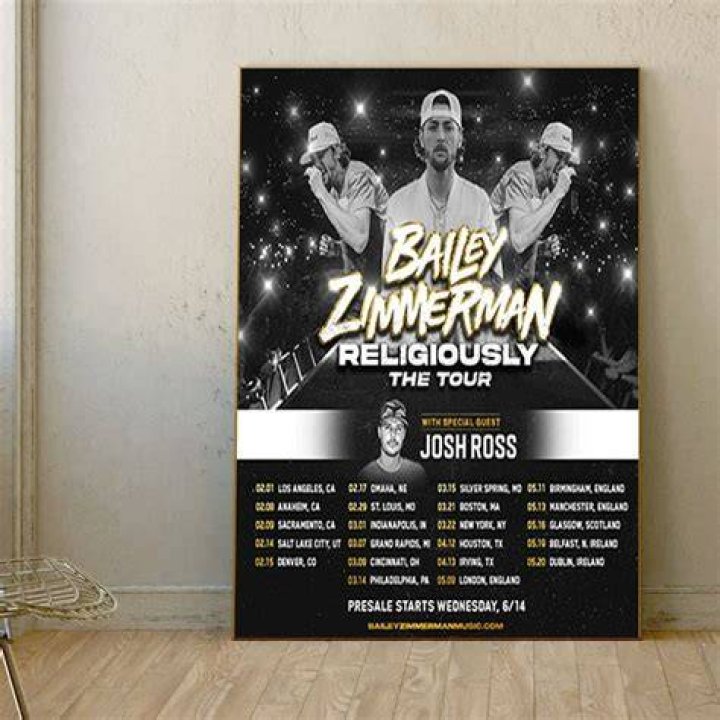 Bailey Zimmerman announces 2024 headlining world tour Substream Magazine