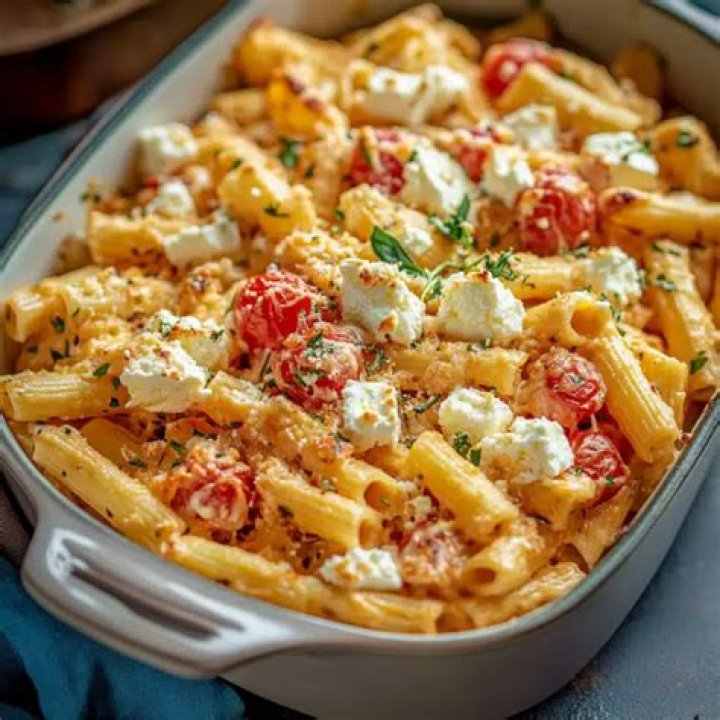 baked feta pasta ingredients