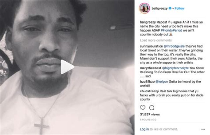 Ball Greezy Takes To Instagram To Release An Important Message