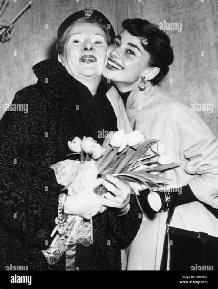BARONESS ELLA VAN HEEMSTRA , Audrey Hepburn with Baroness Ella van