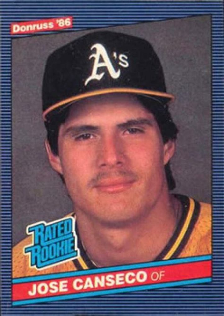 Baseball Player Jose Canseco 1986 Fleer Update Jose Canseco 20