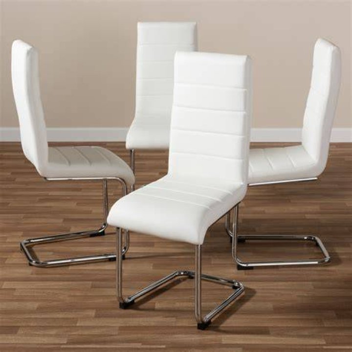 Baxton Studio Marlys Modern and Contemporary Black Faux Leather Uphols