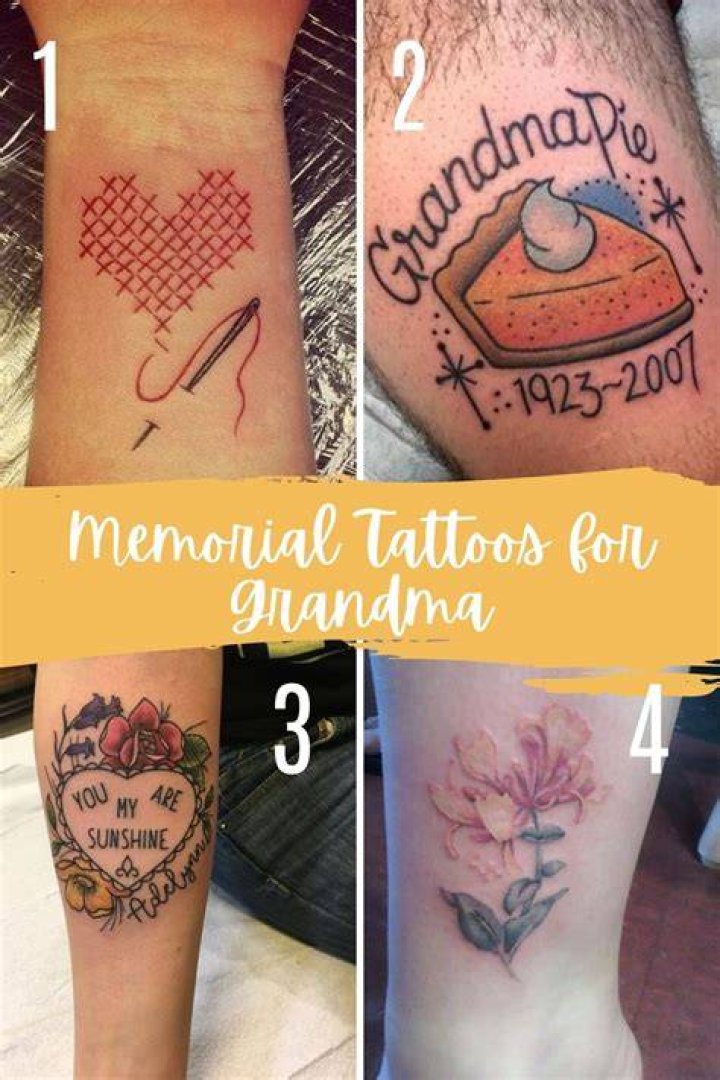 Beautiful Honoring Grandma Tattoos + Ideas TattooGlee Grandma
