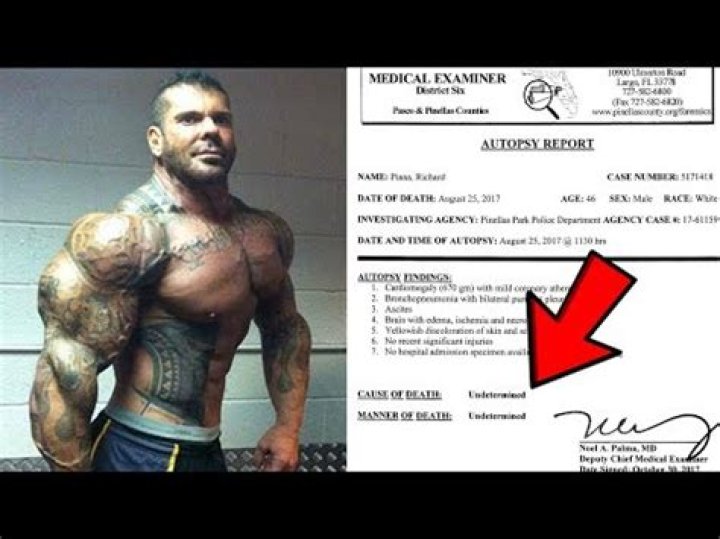 Beloved Bodybuilder and Longtime Admitted Steroid User Rich Piana