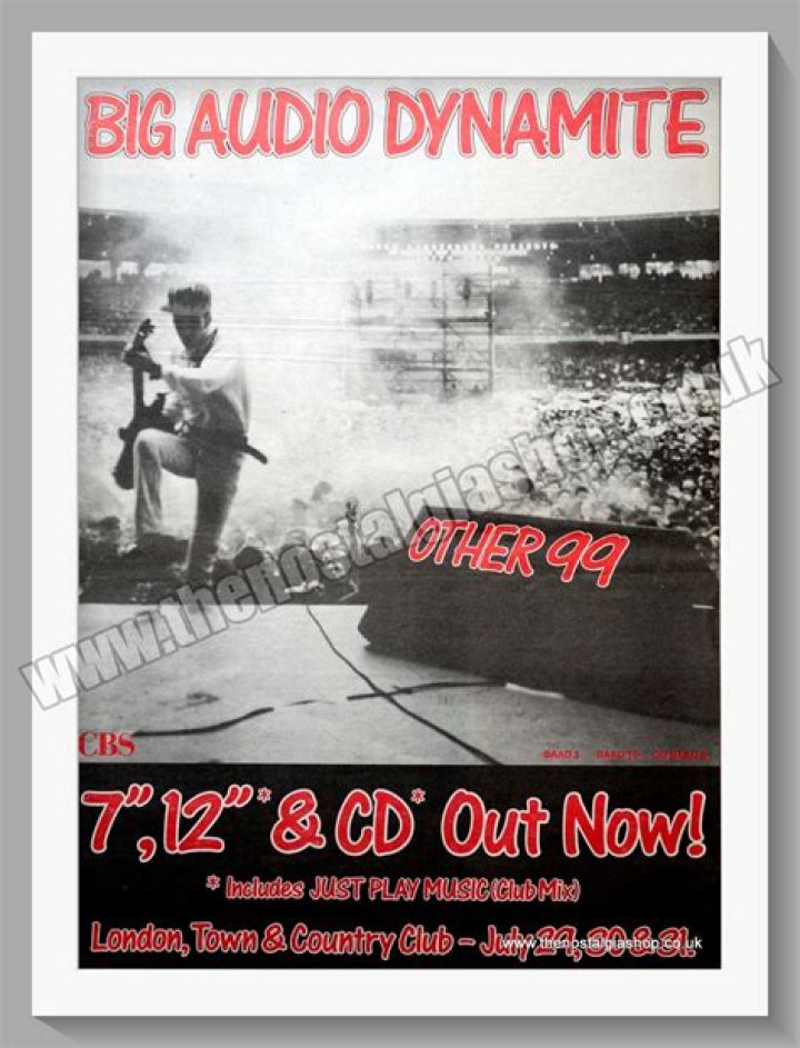 Big Audio Dynamite DEMO Magazine