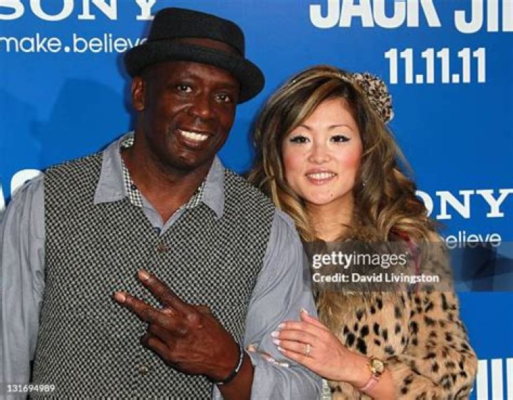 Billy Blanks and wife Tomoko Muhammad Ali's Celebrity Fight Night XIII