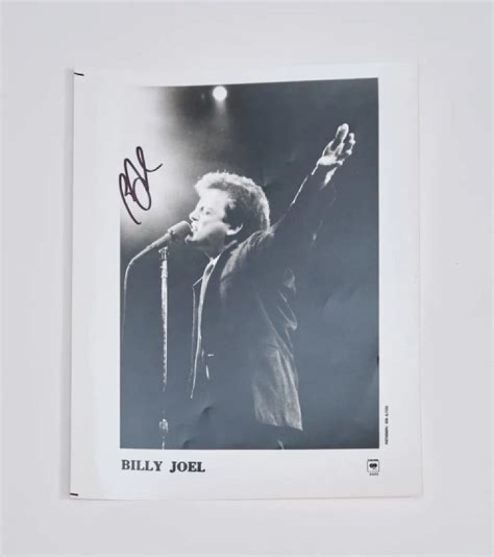 Billy Joel 8x10 Black And White Photo 44 Piano Man Billy joel