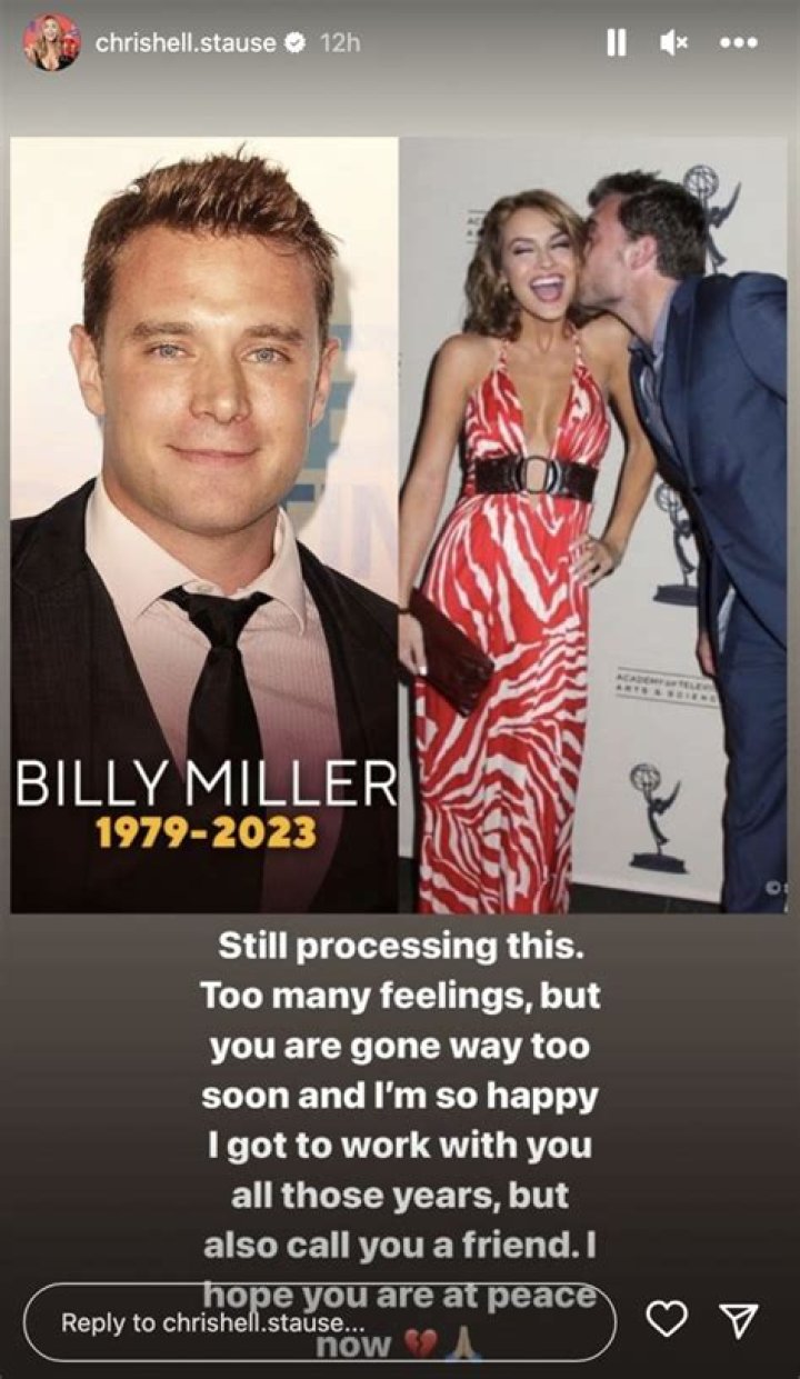 Billy Miller wife Were Billy Miller and Elizabeth Hendrickson married?