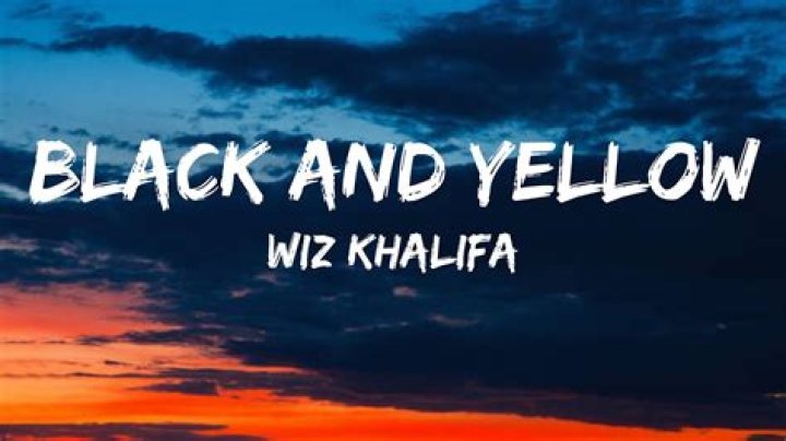 Black and YellowWiz Khalifa lyrics YouTube