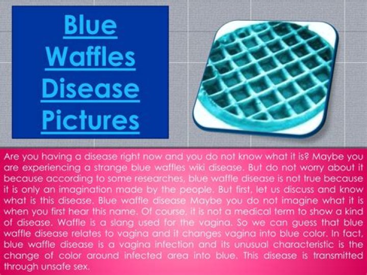 Blue Waffle Disease The STD You Absolutely Don&rsquo;t Have To Worry About