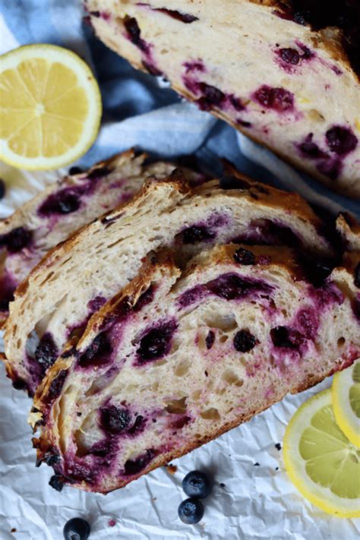 Blueberry Lemon Sourdough Waffles Cherry on my Sundae