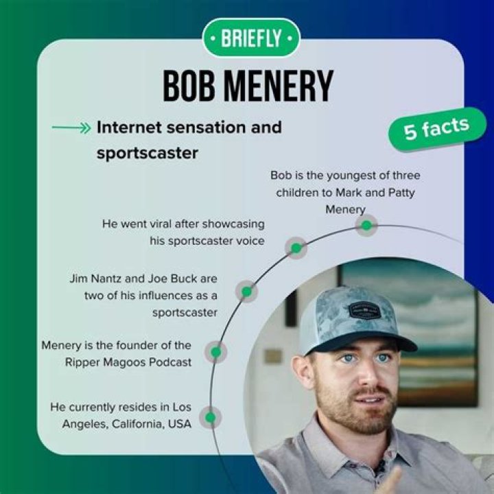 Bob Menery Age, Biography, Net Worth, Career, Girlfriend