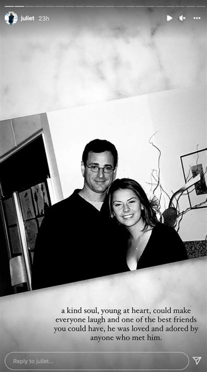 Bob Saget’s exgirlfriend Juliet Angus mourns the late ‘Full House