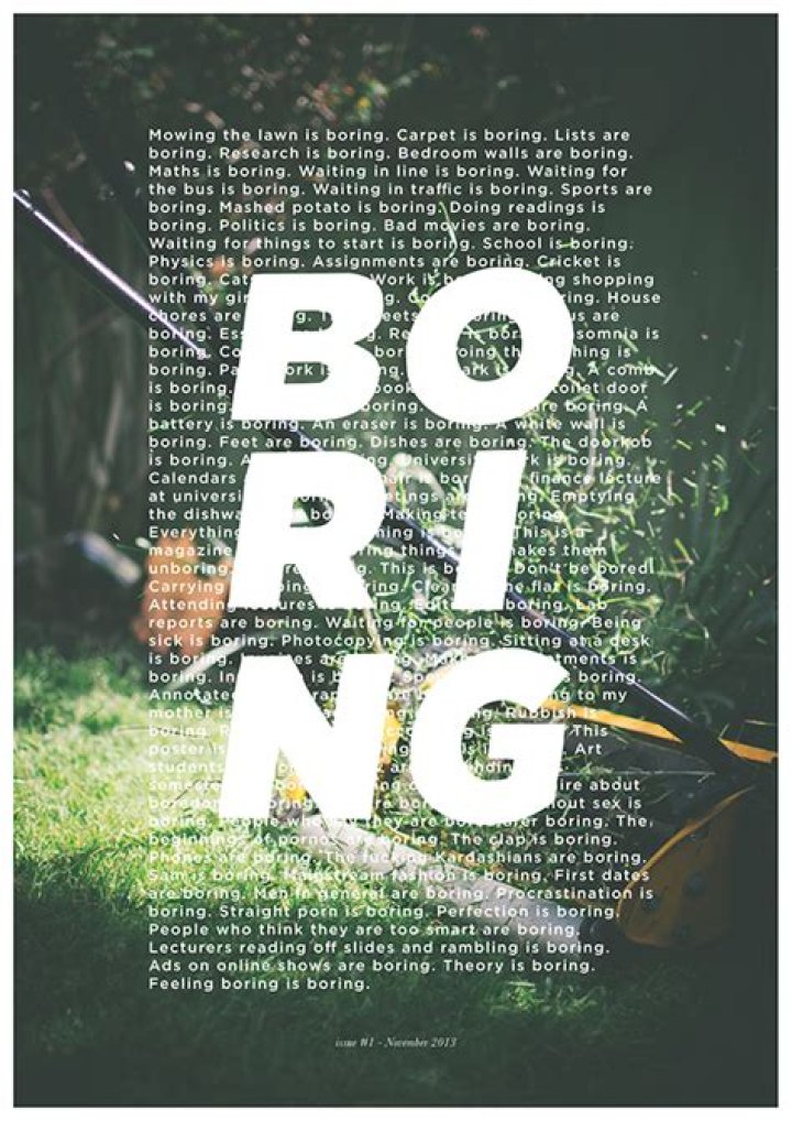 BORING Magazine on Behance