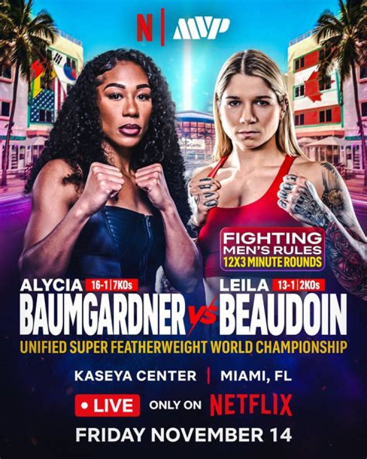 Boxermodel Alycia Baumgardner is 'a beast' and 'a beauty'