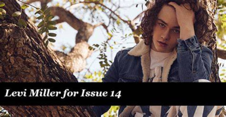 Boys By Girls Levi Miller for Issue 14
