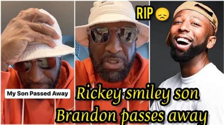 Brandon Smiley son of Ricky Smiley has died Rickey Smiley emotional