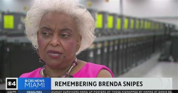 Brenda Snipes Obituary; Former Broward Elections Supervisor Brenda