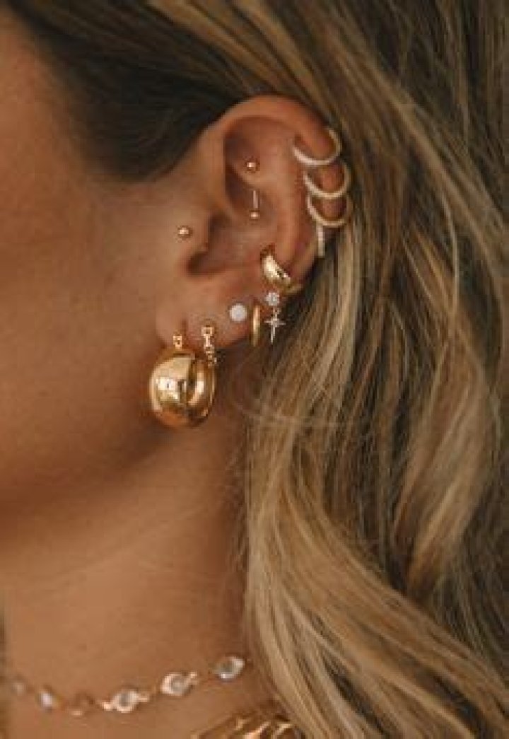 Brooke Monk Pretty ear piercings, Cool ear piercings, Earings piercings