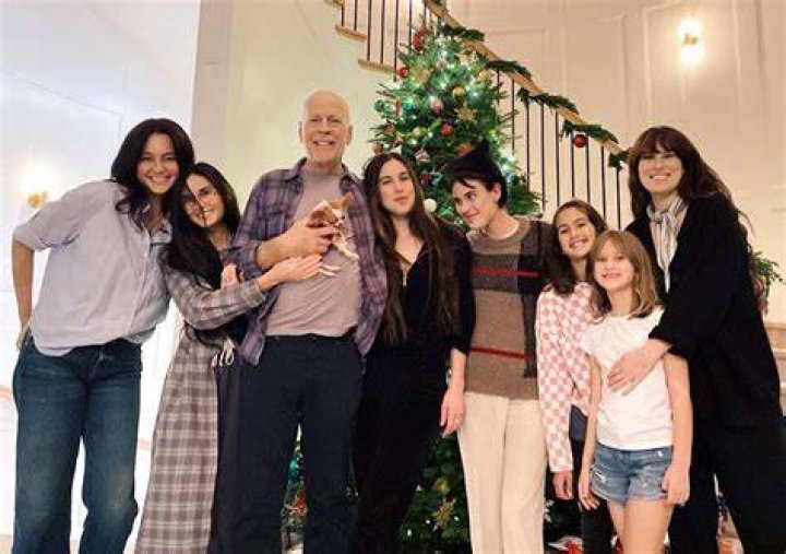 Bruce Willis Celebrates His 68th Birthday with His 5 Daughters Photo
